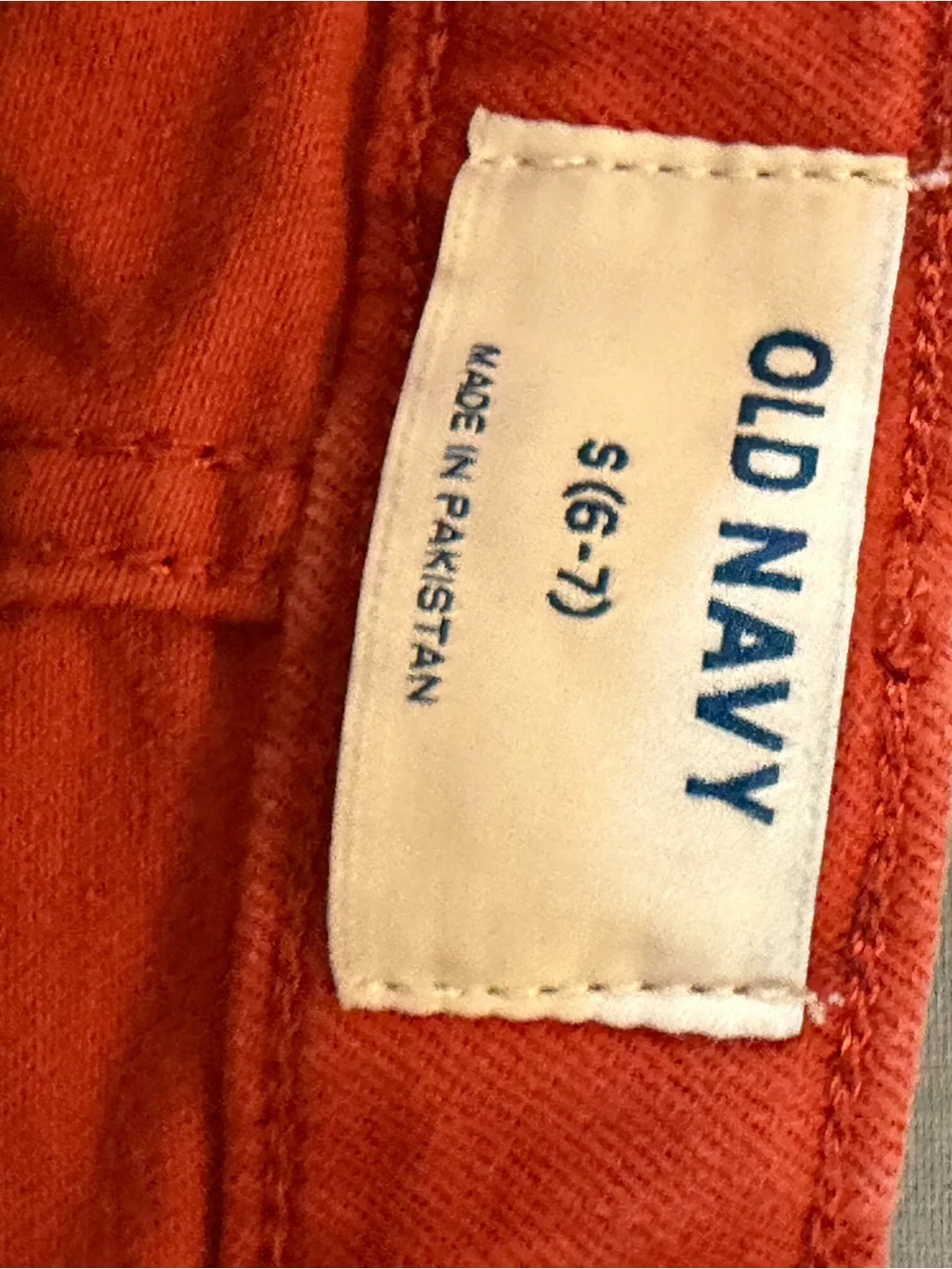 💕Bundle 3 of $20 Old Navy Colored Denim Jean Skirt Girl’s Small 6-7 Rust Summer